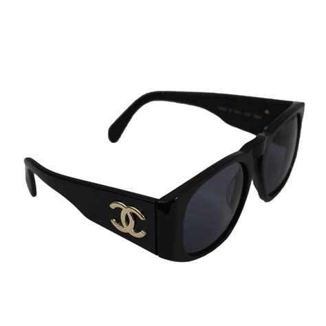 chanel women's black sunglasses|chanel sunglasses for women black.